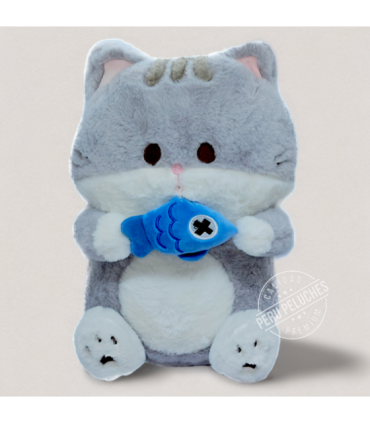 GATITO PLOMO CON PEZ