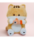 GATITO NARANJA CON PEZ