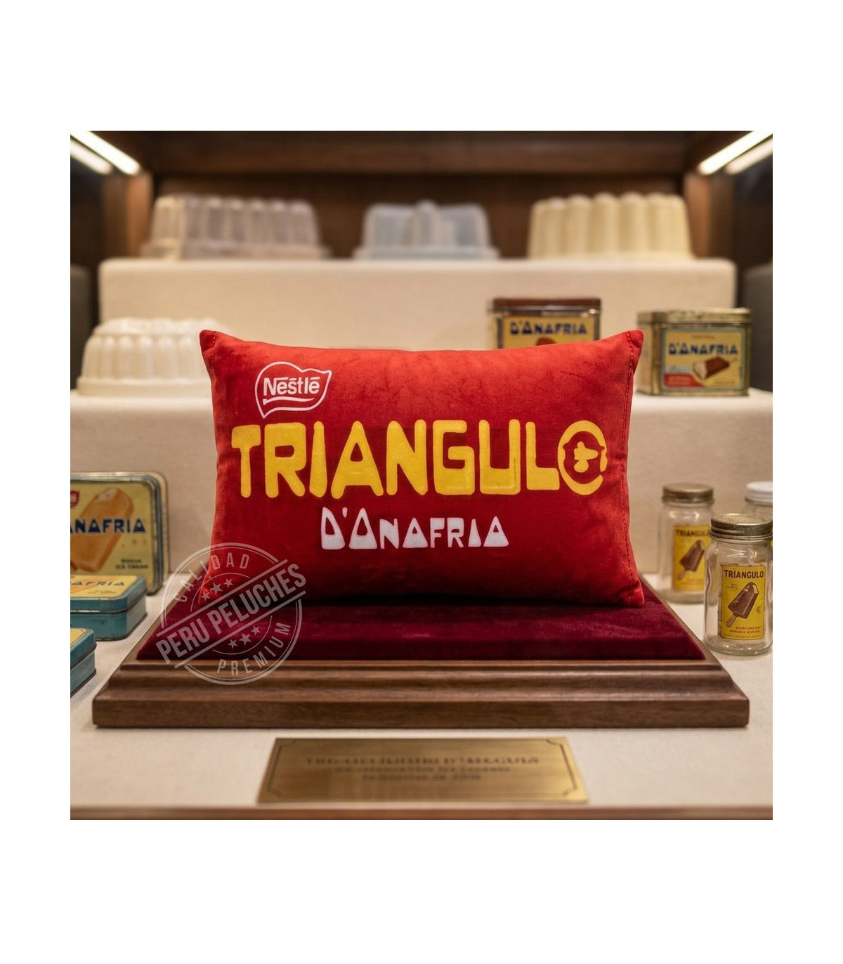 PELUCHE ALMOHADA TRIANGULO