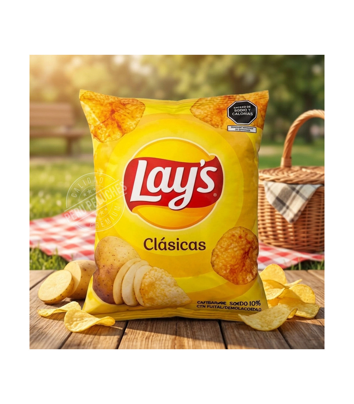 PELUCHE ALMOHADA PAPAS LAYS