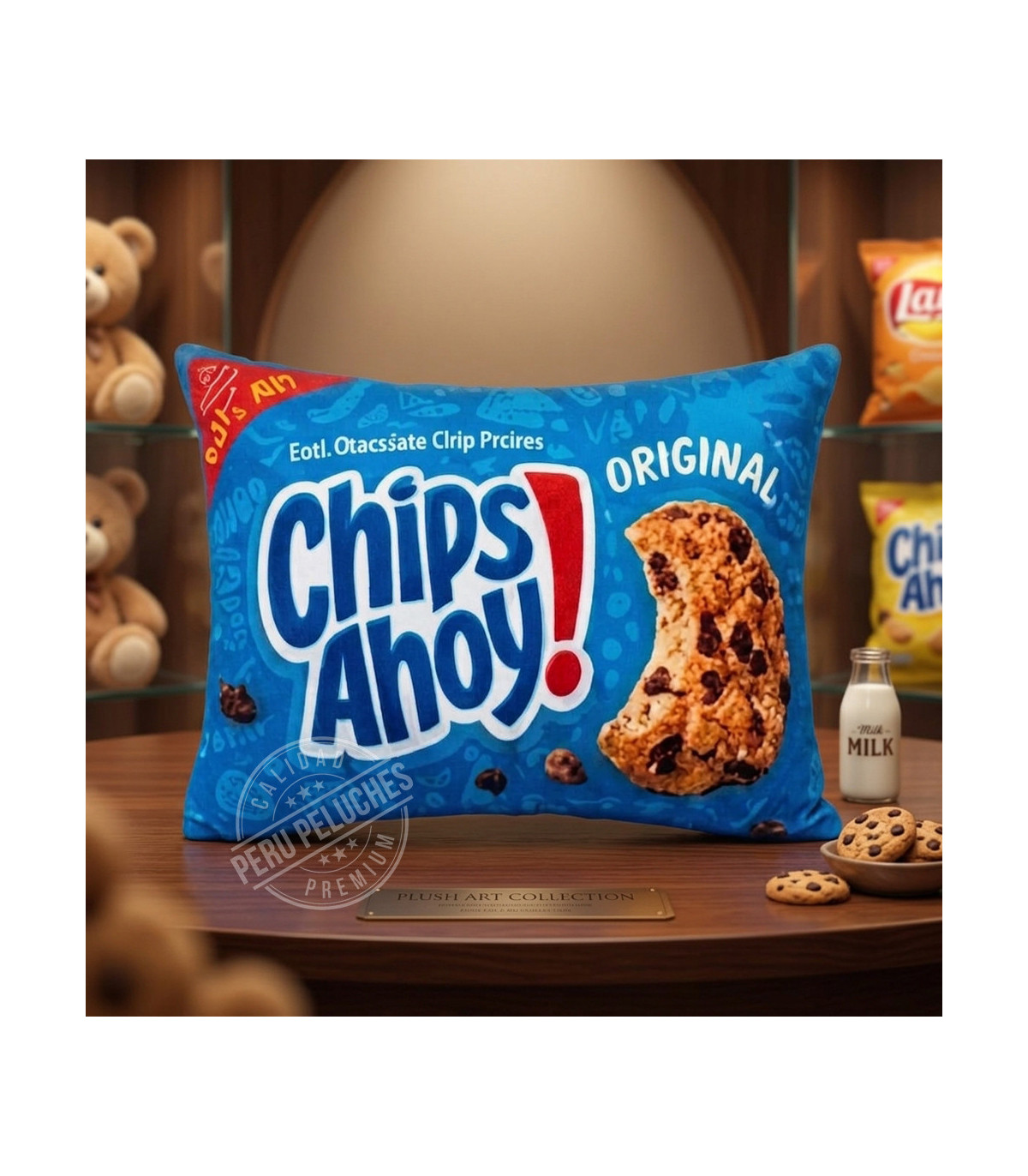 PELUCHE ALMOHADA CHIPS AHOY