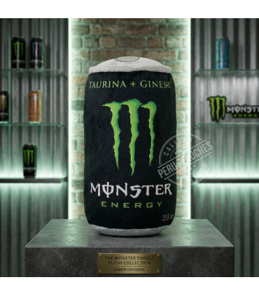 PELUCHE ALMOHADA LATA DE MONSTER