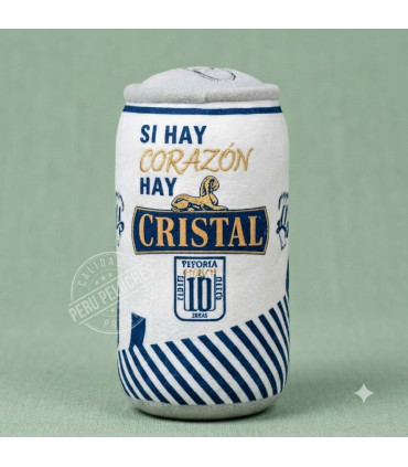 PELUCHE ALMOHADA LATA DE CRISTAL ALIANZA